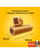 PEDIGREE® Jumbone™ 12x180g – przysmak dla dorosłych psów, o smaku wołowiny i drobiu