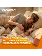 Frontpro tabletki na pchły i kleszcze L 68mg 10-25kg 1 TABLETKA
