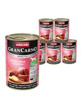 ANIMONDA GranCarno Sensitiv  Adult Dog smak: Wołowina, Ziemniaki 6x400g