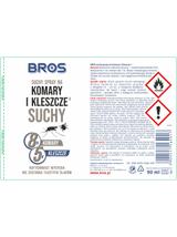 BROS suchy spray na komary i kleszcze 90ml