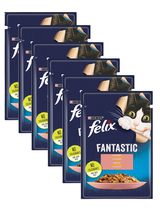 FELIX Łosoś w galaretce - saszetka 26x85g