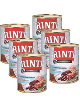 Rinti Kennerfleisch Geflugelherzen karma mokra dla psa - serca drobiowe 6x800g