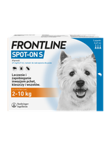 Frontline Spot On Pies S 2-10 kg dla psów s  3x0,67 ml
