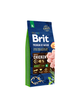 BRIT Premium By Nature Adult XL 15kg opakowanie uszkodzone (5788,5684,6001,5897,5900,6849,8846)!!