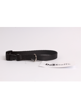 DogStuffs Obroża z plastikową klamrą 20mm/30-55cm czarna