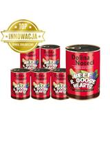DOLINA NOTECI PREMIUM SUPERFOOD wołowina z sercami z gęsi 6x800g