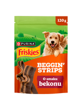 Friskies Beggin' Strips dla dorosłych psów o smaku bekonu 3x120g