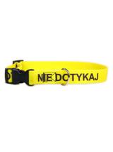 DogStuffs Obroża NIE DOTYKAJ z plastikową klamrą 20mm/30-55cm
