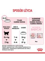 ROYAL CANIN  Mother&Babycat 4kg karma sucha dla kotek w okresie ciąży, laktacji i kociąt od 1 do 4 miesiąca życia + Royal Canin piłka dla kota GRATIS!!