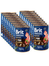 Brit Premium by Nature Pork with Trachea 18x400g
