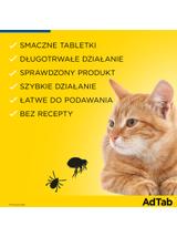 ELANCO AdTab 12mg tabletka na pchły i kleszcze dla kotów 0,5-2 kg