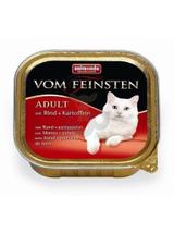 ANIMONDA Vom Feinsten Adult Cat smak: z wołowina i ziemniakami 6 x 100g