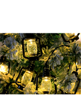 Girlanda ogrodowa solarna - 30 lampionów led