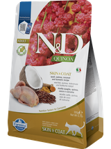 Farmina N&D Quinoa feline SKIN & COAT QUAIL 300g