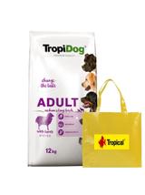 TROPIDOG premium adult medium & large breed jagnięcina z ryżem 12kg + Torba na zakupy GRATIS