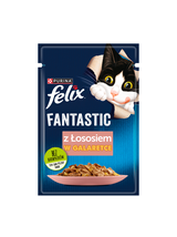 FELIX Łosoś w galaretce - saszetka 26x85g