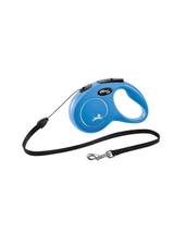 FLEXI Smycz oryginalna New Classic S  5m do 12kg, niebieska - linka
