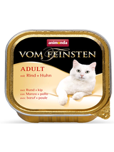 ANIMONDA Cat Vom Feinsten adult cat smak: wołowina + kurczak 6x100g