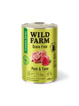 WILD FARM Premium Grain Free Pork and Tuna 400g  - bezzbożowa karma dla kota