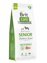 BRIT CARE Dog Sustainable Senior Chicken & Insect 12kg + niespodzianka dla psa GRATIS!