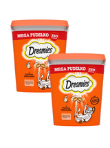 DREAMIES  Mega Pudełko 2x350 g – karma uzupełniająca dla dorosłych kotów, z pysznym kurczakiem