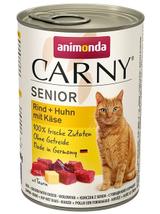 ANIMONDA Cat Carny Senior smak: Wołowina, kurczak, ser  12x400g