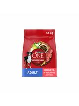PURINA ONE Adult Medium/Maxi Karma dla dorosłych psów bogata w wołowinę z ryżem 2x12 kg