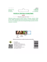 Fasola zwykła szparagowa karłowa zielonostrąkowa Jaga - śr.wczesna