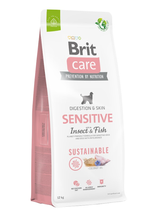 BRIT CARE Sustainable Sensitive Insect & Fish 12kg / Opakowanie uszkodzone (8683,9318,9394) !!!