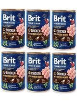 Brit Premium by Nature Chicken With Chicken Hearts 6x800g