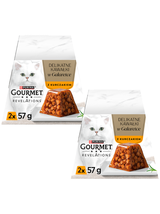 GOURMET Revelations Delikatne Kawałki w Galaretce z Kurczakiem 4x57g (2x2x57g)