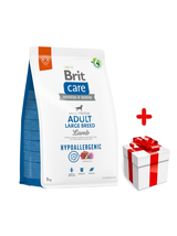 BRIT CARE Dog Hypoallergenic Adult Large Breed Lamb 3kg + niespodzianka dla psa GRATIS!