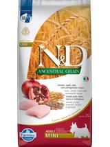 Farmina N&D  Ancestral Grain canine CHICKEN & POMEGRANATE ADULT MINI 7kg