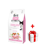 BRIT Care Cat  Grain-Free Sterilised Sensitive 7kg + niespodzianka dla kota GRATIS!