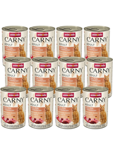 ANIMONDA Cat Carny Adult smak: kurczak, indyk i serca kaczki 12x400g