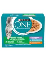 Purina One Indoor Formula Karma dla dorosłych kotów 12 x 85 g