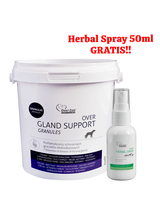 OVER Zoo Gland Support granules - na gruczoły około odbytowe - 600g + Herbal Spray 50ml GRATIS