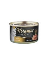 Miamor Feine Filets w galaretce - mokra karma dla kota z tuńczykiem i serem 100g puszka