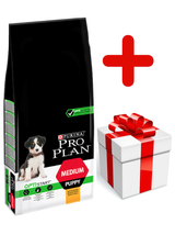 Purina Pro Plan Medium Puppy Optistart, kurczak i ryż 12kg   + niespodzianka dla psa GRATIS!
