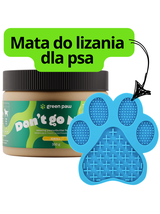 Green Paw Don’t go Nuts 350g - Masło orzechowe z CBD dla psów (Human Grade) + Mata do lizania dla psa