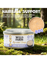 WILD FARM Special Soup 6x80g Hairball – aromatyczna zupka - wsparcie prawidłowego nawodnienia