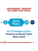 ROYAL CANIN Maxi Puppy 15kg karma sucha dla szczeniąt, od 2 do 15 miesiąca życia, ras dużych  + niespodzianka dla psa GRATIS!