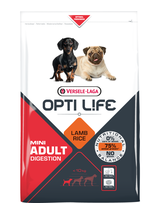 VERSELE-LAGA Opti Life Adult Digestion Mini 7,5kg + niespodzianka dla psa GRATIS!