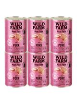 WILD FARM Pate with Pork 6x400g - bezglutenowa karma dla kota