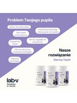 Lab-v Derma Twist – wsparcie skóry, sierści i bariery ochronnej dla psów i kotów 60 kapsułek twist off