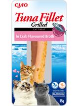 INABA  Tuna Fillet dla kota - Tuńczyk w w bulionie z kraba 15g