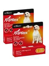 Fiprex L, 300 mg/4 ml, roztwór do nakrapiania dla psów (2szt)