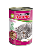 Super Benek KOT bezzbożowe kąski z indykiem w sosie 10x415g