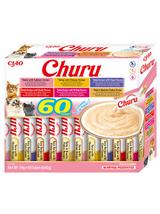 INABA  Churu dla kota - mix smaków z tuńczykiem 60x14g