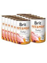 BRIT PATE & MEAT TURKEY 12x400g